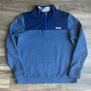 Vineyard Vines - Pullover 1/4 Zip (Performance) - Women Small - Navy/Blue